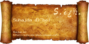 Suhajda Ábel névjegykártya